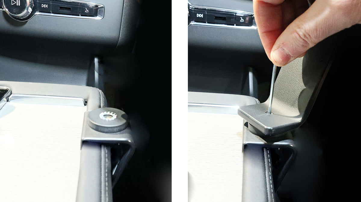 Brodit ProClip 836315 voor Volvo XC60 2025-2027 - detail van dashboardmontage