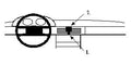 Brodit ProClip 851529 voor Mercedes Benz 126 (280-560) 1981-1992 - montagepositie op dashboard