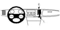 Brodit ProClip 851850 voor Saab 900 1983-1993 en Saab 900 1988-1993 - montagepositie op dashboard