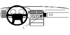 Brodit ProClip 851936 voor Volvo 850 1992-1997 - productfoto zwarte ABS montagebasis