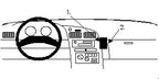 Brodit ProClip 852059 voor Toyota Celica 1994-1999 - productfoto zwarte ABS montagebasis