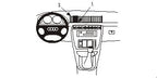 Brodit ProClip 852169 voor Audi S4 Sedan 1995-2000, Audi S4 Avant 1995-2001 e.a. - productfoto zwarte ABS montagebasis