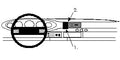 Brodit ProClip 852170 voor Porsche 911 1977-1998 - montagepositie op dashboard