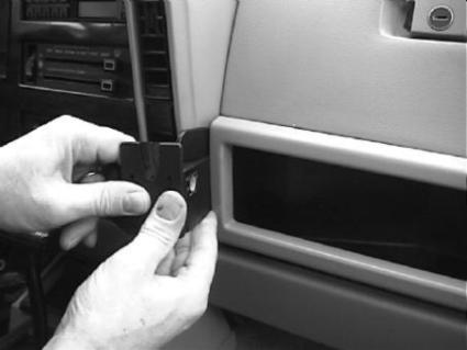 Brodit ProClip 852187 voor Jeep Cherokee 1988-1996 - ProClip geplaatst in het voertuig