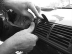 Brodit ProClip 852280 voor BMW 5-series M5 E39 1996-2003 - detail van dashboardmontage