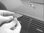 Brodit ProClip 852333 voor Audi S3 1997-2002 en Audi A3 1997-2002 - detail van dashboardmontage