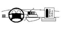 Brodit ProClip 852337 voor Citroen Jumpy 1997-2006, Fiat Scudo 1997-2006 en Peugeot Expert 1997-2006 - montagepositie op dashboard