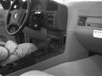 Brodit ProClip 852350 voor BMW 3-series E36 1991-1998 - detail van dashboardmontage