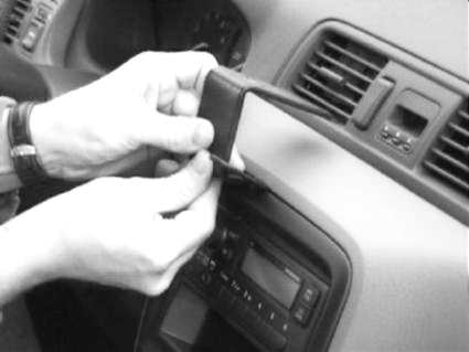 Brodit ProClip 852455 voor Honda CR-V 1997-2001 - ProClip geplaatst in het voertuig