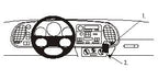 Brodit ProClip 852478 voor Saab 900 1994-1998 en Saab 9-3 1998-2002 - productfoto zwarte ABS montagebasis