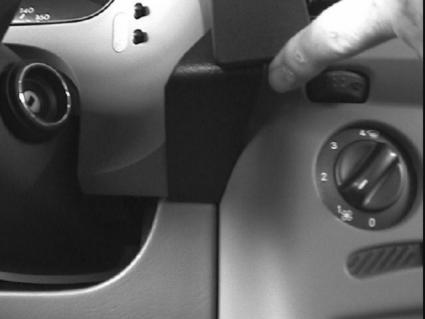 Brodit ProClip 852510 voor Mercedes Benz A-Class 1998-2000 - ProClip geplaatst in het voertuig