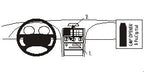 Brodit ProClip 852544 voor Ford Mustang 1995-2004 - productfoto zwarte ABS montagebasis