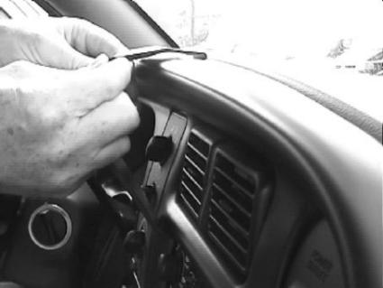 Brodit ProClip 852545 voor Dodge Ram Pick Up 2500/3500 1998-2002 en Dodge Ram Pick Up 1500 1998-2001 - ProClip geplaatst in het voertuig