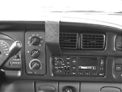 Brodit ProClip 852545 voor Dodge Ram Pick Up 2500/3500 1998-2002 en Dodge Ram Pick Up 1500 1998-2001 - installatiepositie