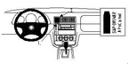 Brodit ProClip 852563 voor Mercedes Benz M-Class/ML 1998-2004 - productfoto zwarte ABS montagebasis