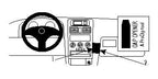 Brodit ProClip 852598 voor Opel Astra 1998-2003 - productfoto zwarte ABS montagebasis