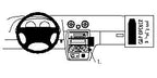 Brodit ProClip 852610 voor Mazda MX-5 1998-2005 en Mazda Miata 1998-2005 - productfoto zwarte ABS montagebasis