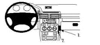 Brodit ProClip 852628 voor Land Rover Freelander 1998-2003 en Land Rover Freelander 2002-2003 - productfoto zwarte ABS montagebasis