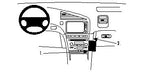 Brodit ProClip 852654 voor Acura TL 1999-2003 en Acura CL 2001-2003 - productfoto zwarte ABS montagebasis