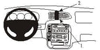 Brodit ProClip 852660 voor Ford Windstar 1999-2003 - productfoto zwarte ABS montagebasis