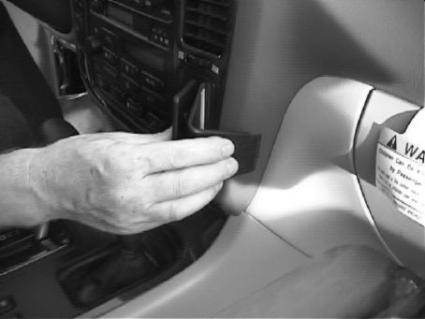 Brodit ProClip 852664 voor Lexus LX Series 1999-2002 - montagepositie op dashboard
