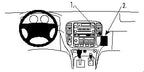 Brodit ProClip 852664 voor Lexus LX Series 1999-2002 - productfoto zwarte ABS montagebasis