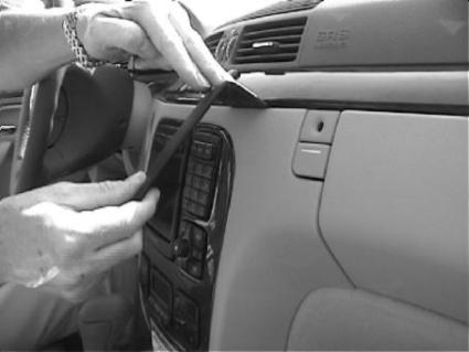 Brodit ProClip 852700 voor Mercedes Benz S-Class 2000-2002 - ProClip geplaatst in het voertuig