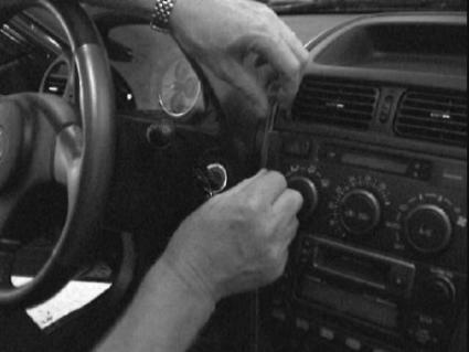 Brodit ProClip 852715 voor Lexus IS Series 2001-2005 - montagepositie op dashboard