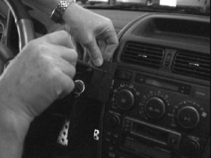 Brodit ProClip 852715 voor Lexus IS Series 2001-2005 - detail van dashboardmontage