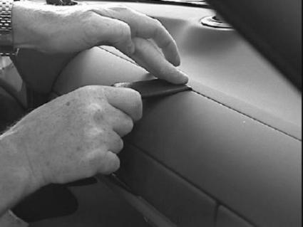 Brodit ProClip 852723 voor Lotus Elise S1 1996-2002 - detail van dashboardmontage