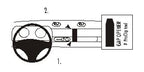 Brodit ProClip 852723 voor Lotus Elise S1 1996-2002 - productfoto zwarte ABS montagebasis