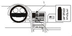Brodit ProClip 852748 voor Lexus LS Series 1990-1994 - productfoto zwarte ABS montagebasis