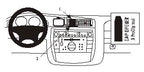Brodit ProClip 852755 voor Cadillac Catera 2000-2002 en Opel Omega 2000-2005 - productfoto zwarte ABS montagebasis