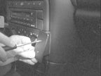 Brodit ProClip 852757 voor Opel Vectra B 1996-2001 - detail van dashboardmontage