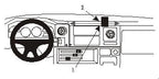 Brodit ProClip 852758 voor Toyota LandCruiser 70 1984-1998 - productfoto zwarte ABS montagebasis