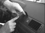Brodit ProClip 852803 voor Skoda Fabia 2000-2007 - detail van dashboardmontage