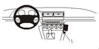 Brodit ProClip 852806 voor BMW 5-series M5 E39 1996-2003 - productfoto zwarte ABS montagebasis