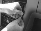 Brodit ProClip 852807 voor Mercedes Benz E-Class, Stationwagon 1996-2003, Mercedes Benz E-Class, Stationwagon 1995-2002 e.a. - montagepositie op dashboard