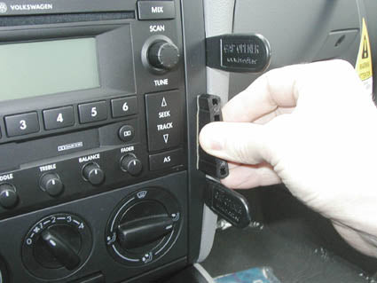Brodit ProClip 852808 voor Volkswagen Rabbit 1999-2005, Volkswagen Jetta Wagon 2002-2004 e.a. - ProClip geplaatst in het voertuig