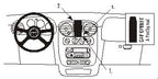 Brodit ProClip 852829 voor Chrysler PT Cruiser 2000-2005 - productfoto zwarte ABS montagebasis