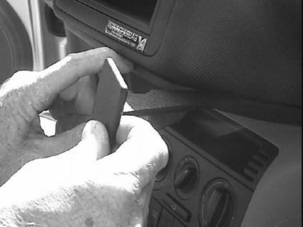 Brodit ProClip 852833 voor Volkswagen Lupo 1999-2005 - ProClip geplaatst in het voertuig