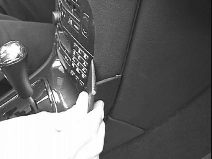 Brodit ProClip 852850 voor Peugeot 607 2001-2009 - ProClip geplaatst in het voertuig