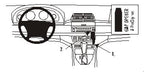 Brodit ProClip 852854 voor BMW X5 2000-2006 - productfoto zwarte ABS montagebasis