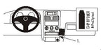 Brodit ProClip 852867 voor Opel Astra 1998-2003 - productfoto zwarte ABS montagebasis