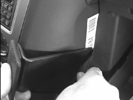 Brodit ProClip 852886 voor Subaru Impreza 2001-2004 - detail van dashboardmontage