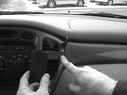 Brodit ProClip 852893 voor Toyota Highlander 2001-2007 - detail van dashboardmontage