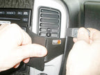 Brodit ProClip 852899 voor Ford Maverick 2001-2007 en Ford Escape 2001-2007 - detail van dashboardmontage