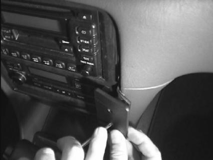 Brodit ProClip 852906 voor Toyota Camry 1997-2001 - detail van dashboardmontage