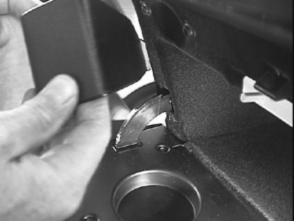 Brodit ProClip 852945 voor Mercedes Benz Geländewagen 2001-2014, Mercedes Benz G-Class 2002-2012 e.a. - montagepositie op dashboard