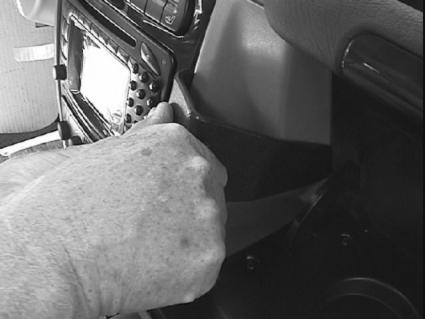 Brodit ProClip 852945 voor Mercedes Benz Geländewagen 2001-2014, Mercedes Benz G-Class 2002-2012 e.a. - detail van dashboardmontage